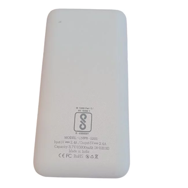 Unifire 10000 mAh Two Way Dual Fast Charging Power Bank | 6 Months Replacement Warranty - Image 2