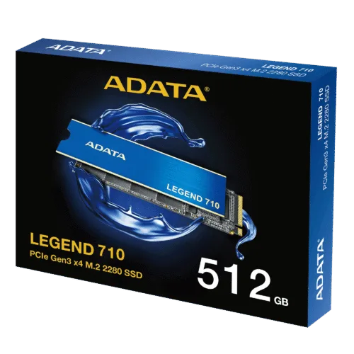 ADATA 512GB NVMe SSD LEGEND 710 PCIe Gen3 X4 M.2 2280 Solid State